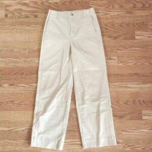 NWOT Madewell Cream High-Rise Pants, Size 25